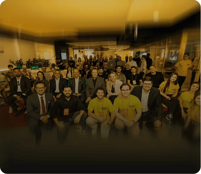 Equipe Milennials Group reunida em evento